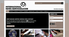 Desktop Screenshot of internationalnewsservices.com